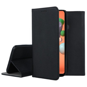 Кожен калъф тефтер и стойка Magnetic FLEXI Book Style за Samsung Galaxy A11 A115F черен